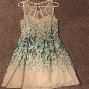 A floral print dress